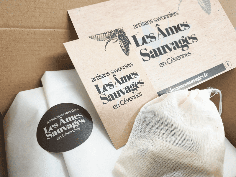 Zoom petites choses qui accompagnent chaque coffret Les Âmes Sauvages