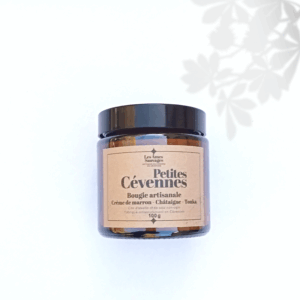 Bougie artisanale à la châtaigne