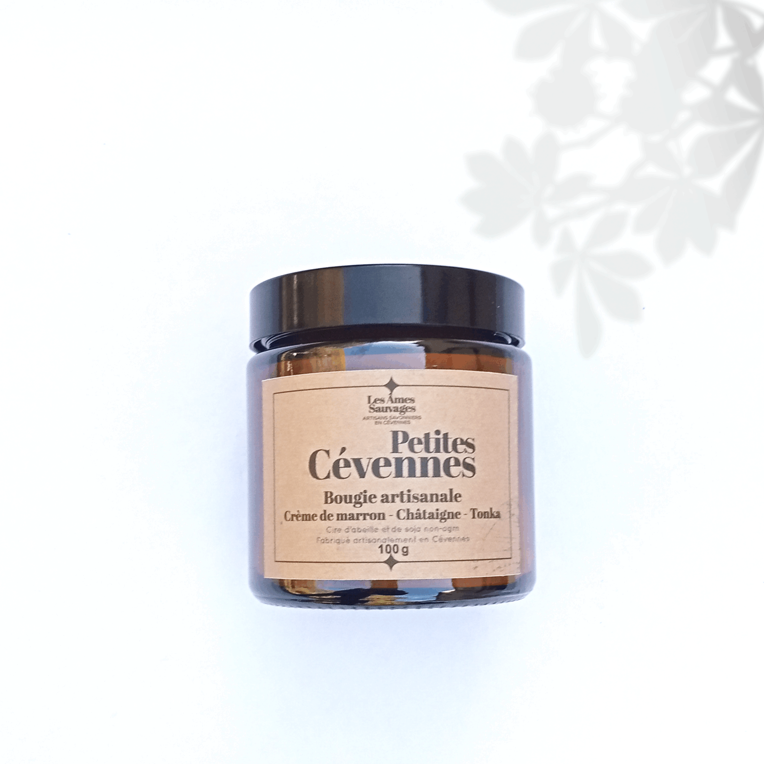 Bougie artisanale à la châtaigne